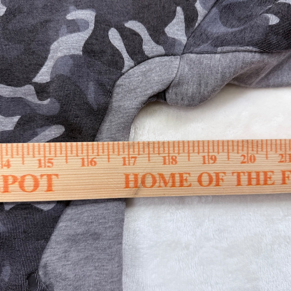 Nike Sportswear Tech Fleece Camo Sweatshirt Womens XS Grey Rear Zip Pullover - Picture 14 of 16
